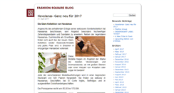 Desktop Screenshot of fashion-square-blog.de