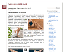 Tablet Screenshot of fashion-square-blog.de